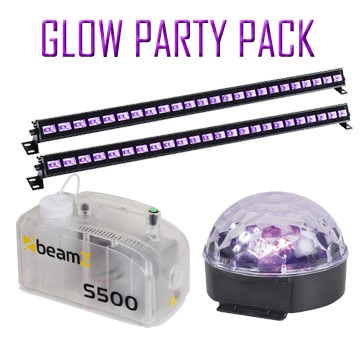 Glow party hire